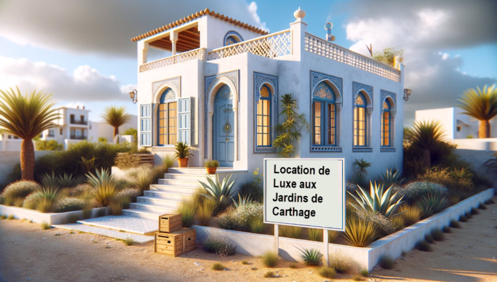 Location de Luxe aux Jardins de Carthage