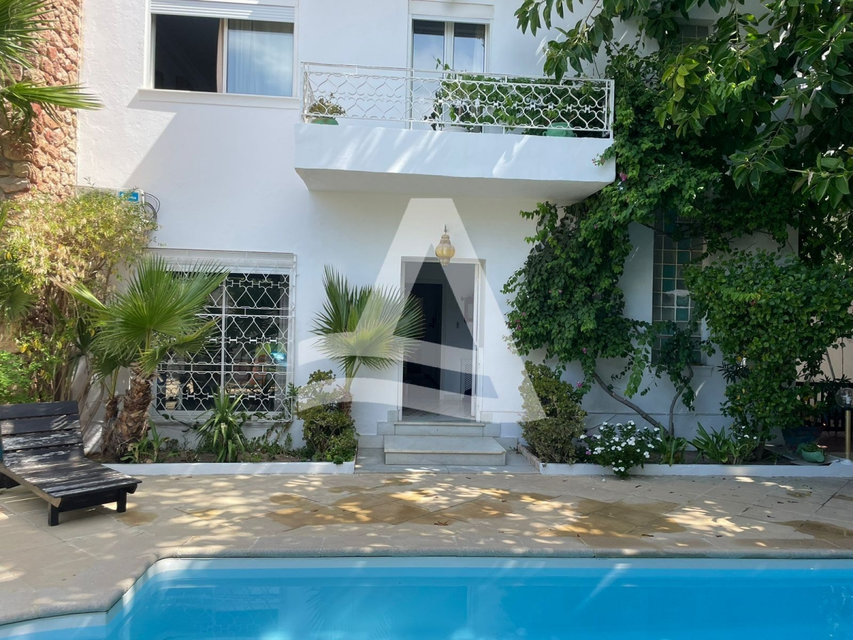 location d'une villa avec piscine à la Marsa image 0