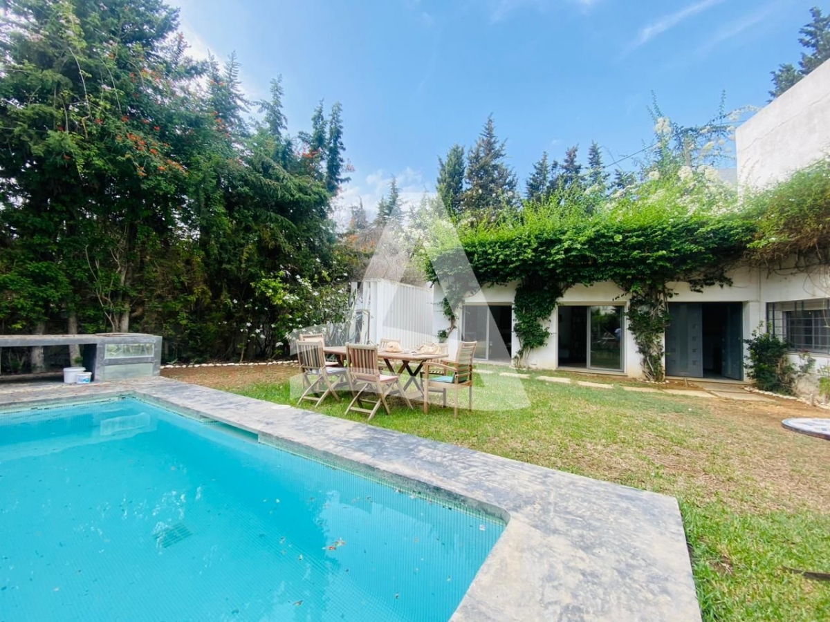 Villa S+2 avec piscine à louer - Gammarth Supérieur image 1