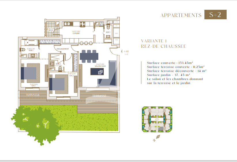 Appartements à vendre sur plan à la Marsa image 1