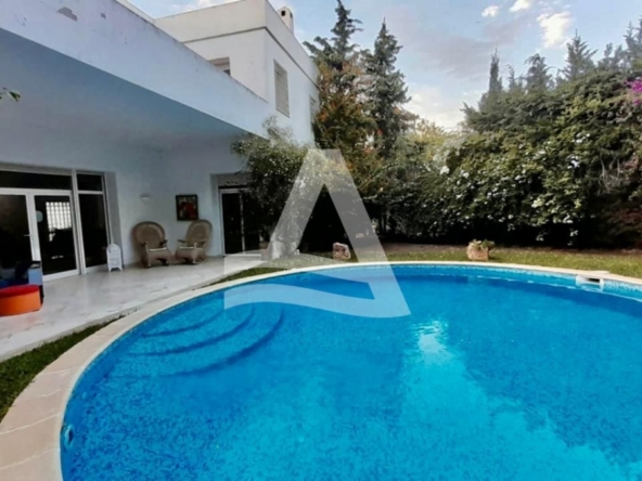 Villa à louer avec piscine - Marsa Ennassim image 0